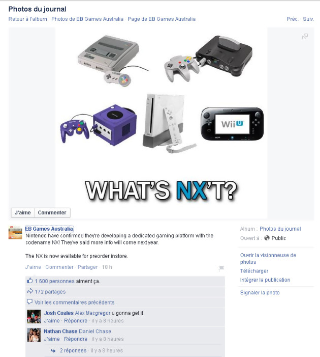 Nintendo NX : EB Games ouvre les précommandes pour la console