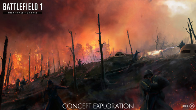 BATTLEFIELD 1 : VOICI LES IMAGES DE "THEY SHALL NOT PASS", LE PREMIER DLC PAYANT DU JEU Battlefield-1-artwork-5858e911d98a7