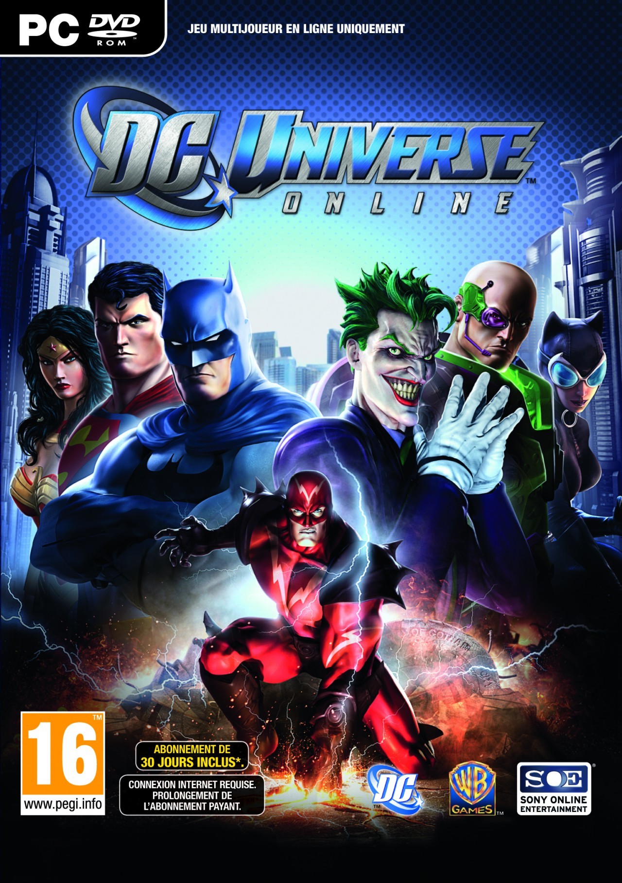 comment s'inscrire sur dc universe online