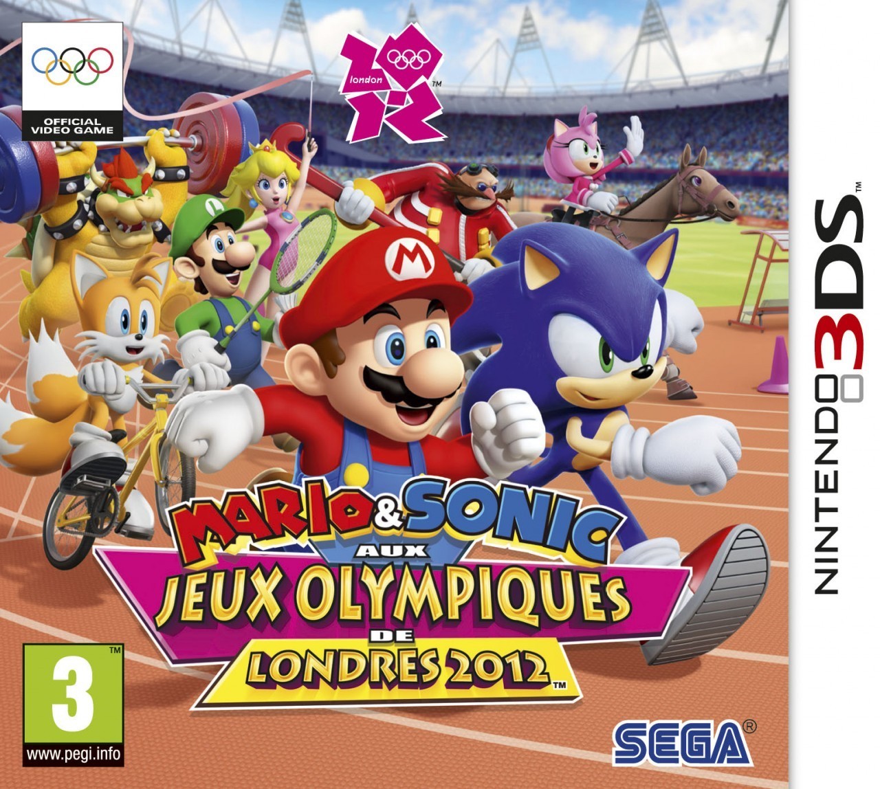 Mario & Sonic aux Jeux Olympiques de Londres 2012 3DS