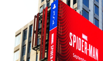 Spider-Man : un écran géant en plein Los Angeles rien que pour l'exclu PS4