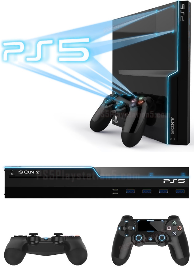 Un des nombreux designs fanmades de la PS5 trouvé sur Internet