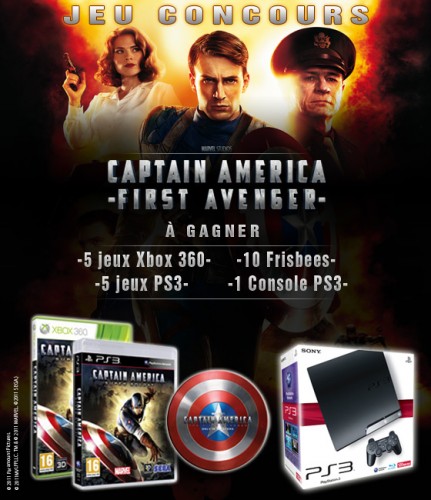 Jeu-concours Captain America : First Avenger