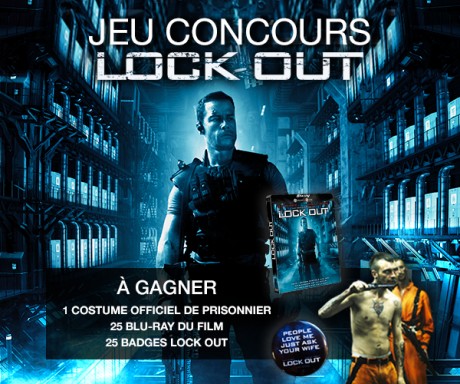 Jeu concours : Lock Out - Gagnez des Blu-Ray et  des Goodies