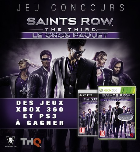 Jeu Concours : Saints Row 3 : le gros Paquet !