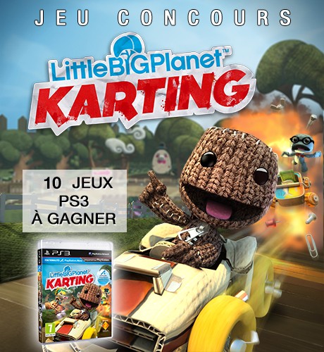 Jeu concours : LIttle Big Planet Karting - Gagnez des jeux PS3