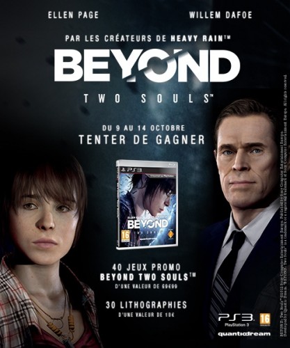 Jeu Concours: Beyond : Two Souls - 40 jeux à gagner !