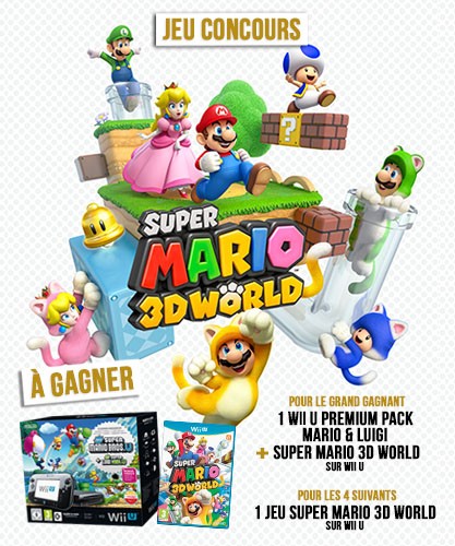 Jeu-concours Super Mario 3D World
