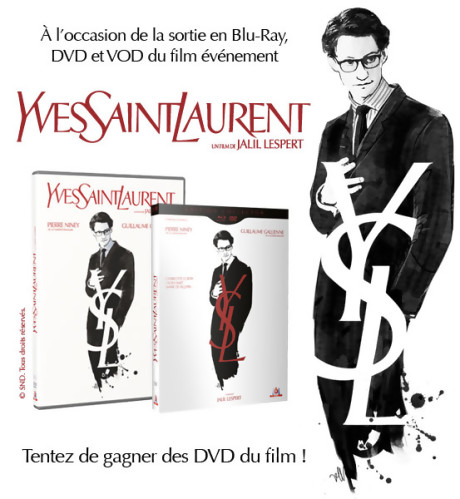 Tentez de gagner des Blu-Ray et des DVD du film Yves Saint Laurent !