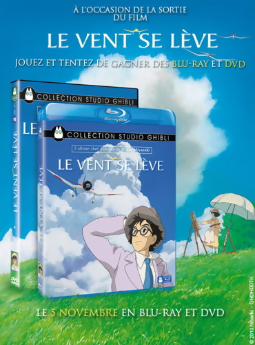Jeu-concours Le Vent se Lève de Hayao Miyazaki