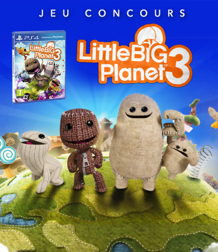 Little Big Planet 3 - 10 jeux PS4 à gagner !