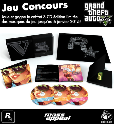 GTA V - Gagne ton coffret CD édition limitée des musiques du jeu !