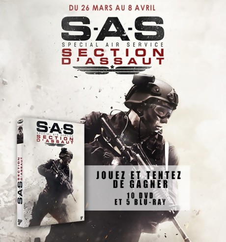 SAS - Section d'Assaut : 10 DVD et 5 Blu-ray à gagner !