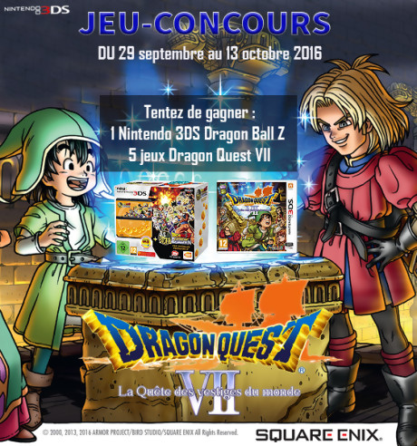 Jeu-concours Dragon Quest VII : La Quête des Vestiges du Monde