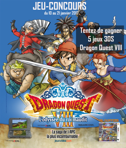Jeu-concours Dragon Quest VIII : L'Odyssée du Roi Maudit