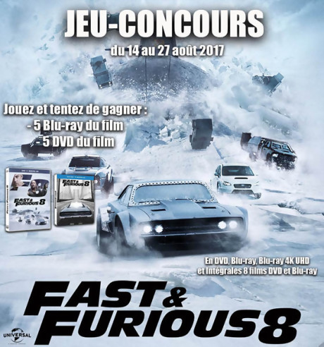 Jeu-concours "Fast & Furious 8"