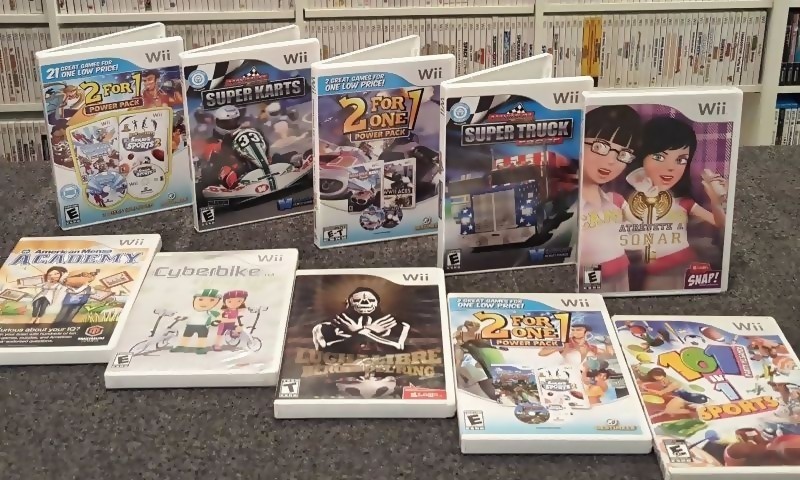 betaling supermarkt T Insolite : une collection complète des jeux Wii
