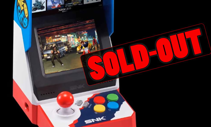 NEOGEO Mini: 昨日日本で発売されましたが、本体はすでに完売しています!