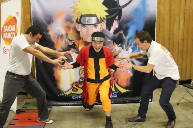 Hiroshi Matsuyama, le PDG de CyberConnect2, en cosplay de Naruto