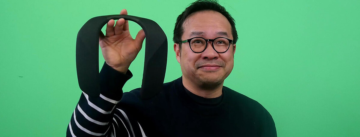 On a testé l'enceinte tour de cou gaming de Panasonic : une bonne alternative aux casques gaming ?