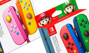 Nintendo Switch : des Joy Cons aux couleurs de Mario et Splatoon