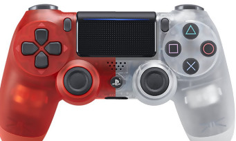 PS4 : trailer des DualShock 4 Crystal et Red Crytal translucides