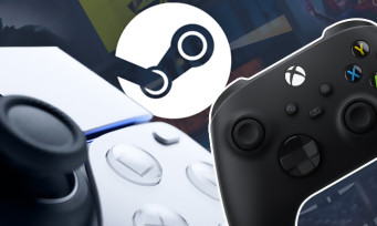 Steam : les manettes PS5 et Xbox Series X sont compatibles