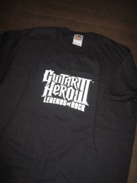 [Goodies] T-shirt Guitar Hero III : Legends of Rock (taille M)