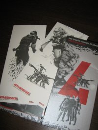 [Goodies] Artworks cartonnés collector Metal Gear Solid 4