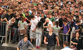 gamescom 2013 : émeute avec l'arrivée du public allemand