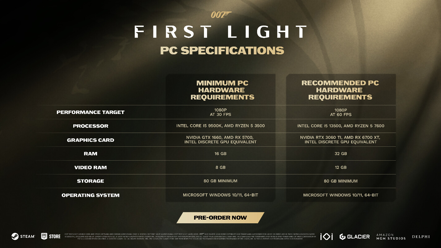 007 First Light : il y aura du DLSS 4 dans le jeu, les config PC ...