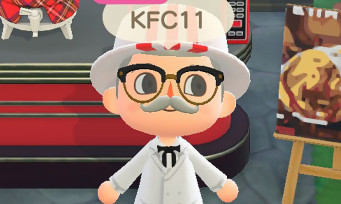 Animal Crossing New Horizons : KFC fait sa promo dans le jeu, un restau aux couleurs de l'enseigne