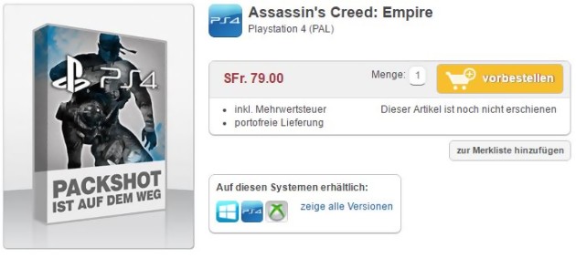 Assassin s Creed : Empire