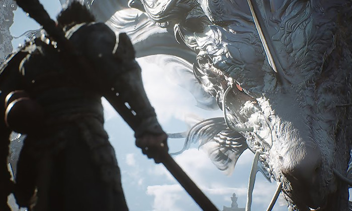 Black Myth Wu Kong Sun Wukong Faces The Sacred White Dragon In This 3rd Gameplay Video In 4k