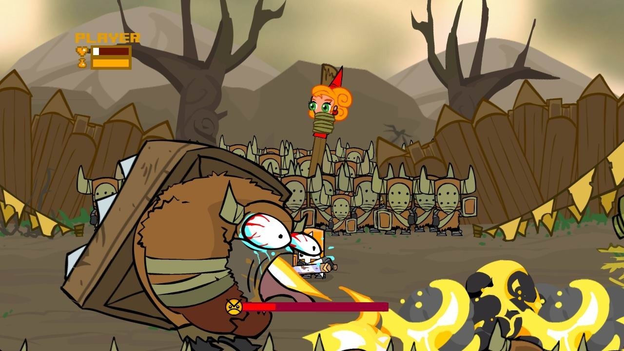 Castle crashers как открыть дверь с золотым замком