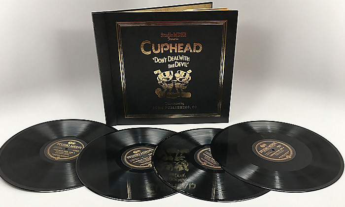 Cuphead: أربعة فينيل بتصميم جازي للموسيقى التصويرية للعبة