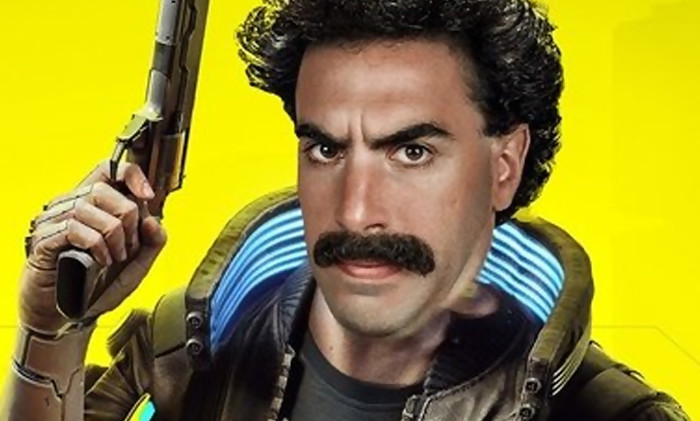 Cyberpunk 2077 : quand Borat fait la visite de Night City, le mash-up