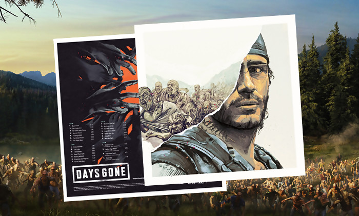 Days Gone: OST 附有非常漂亮的黑膠唱片、圖像和訊息