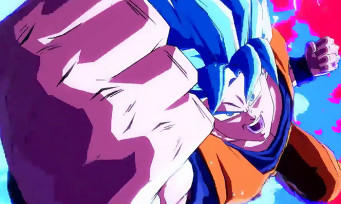Dragon Ball FighterZ : gameplay de Goku et Vegeta Super Saiyajin Blue