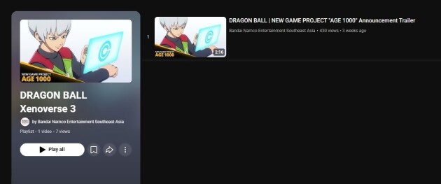 Dragon Ball Xenoverse 3