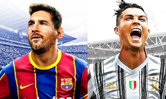 eFootball PES 2021 : Ronaldo et Messi à l'honneur sur la jaquette