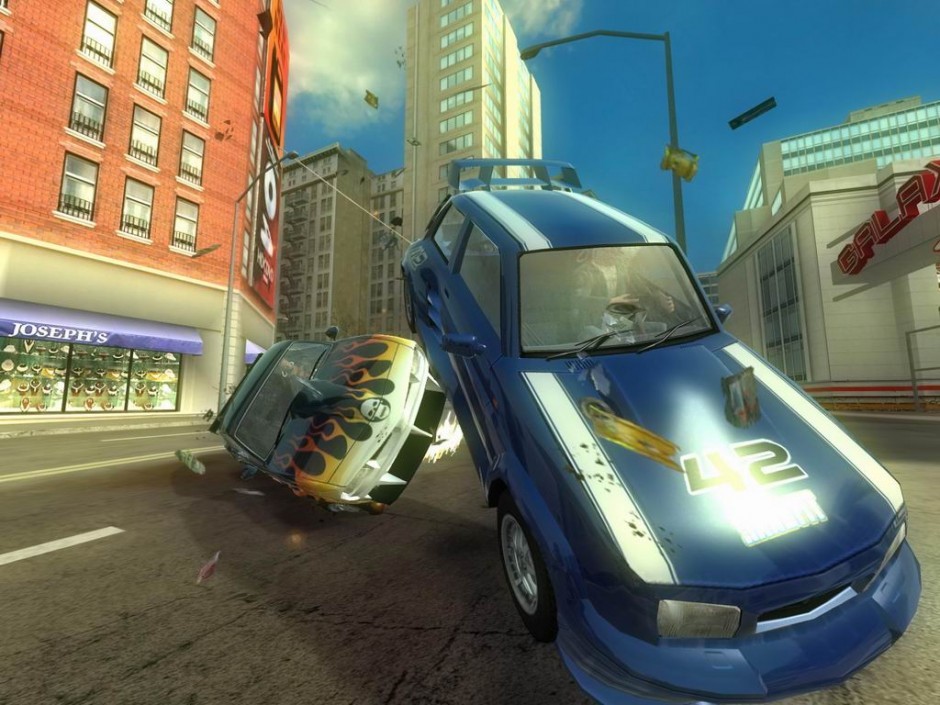 Аут 2 скачай. FLATOUT 2. Downtown 2 FLATOUT 2. FLATOUT 2 спортивные игры. Машины из игры FLATOUT 2.