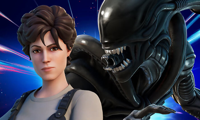 Fortnite Trailer De Gameplay Dalien Avec Ripley Et Le Xenomorphe