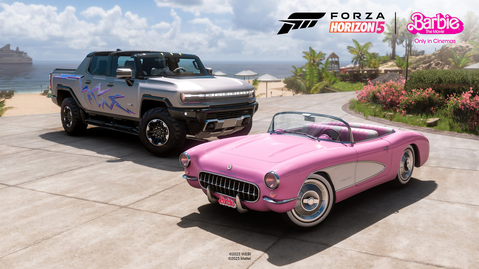 Forza Horizon 5 : la voiture de Barbie débarque dans le jeu, vous aimez le  rose