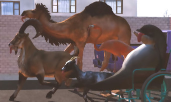 Goat Simulator : le DLC du chameau, du dauphin et du flamand rose en vidéo