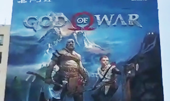 GOD OF WAR : la vidéo de la fresque géante à Los Angeles