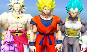 GTA 5 : trailer du mod DBZ avec Son Goku, Vegeta, Broly et Majin Buu