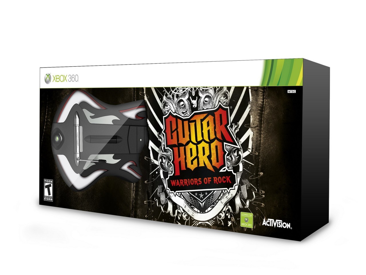 Rock gaming. Guitar Hero гитара на Xbox 360. Guitar Hero гитара Xbox 360 комплект. Игровой контроллер Guitar Hero Xbox 360. Guitar Hero Warriors of Rock Xbox 360.