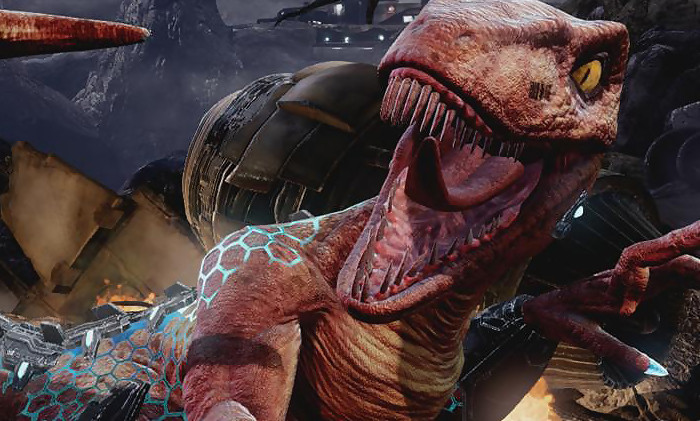 Killer Instinct: リプターがビデオで爪を取り出す