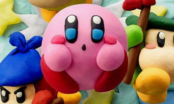 Test Kirby et le pinceau arc-en-ciel sur Wii U